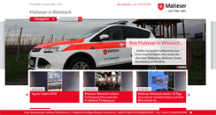 Desktop Screenshot of malteser-wiesloch.de